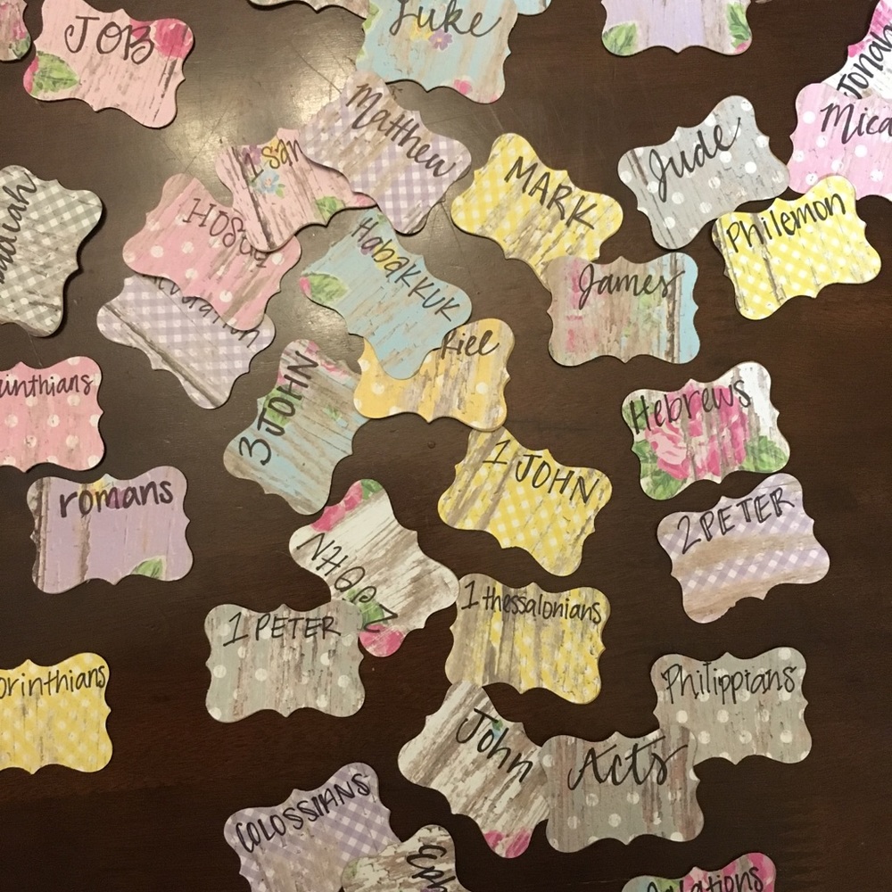 Handmade Bible Tabs